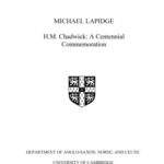 خرید و دانلود نسخه کامل کتاب H. M. Chadwick: A Centennial Commemoration
