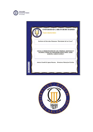 خرید و دانلود نسخه کامل کتاب Hacia la emancipación de los aymaras, quechuas y kichwas, desde su paradigma identitario: Suma Qamaña, Sumak Kawsay_68ee8724db554.jpeg خرید و دانلود نسخه کامل کتاب Hacia la emancipación de los aymaras, quechuas y kichwas, desde su paradigma identitario: Suma Qamaña, Sumak Kawsay