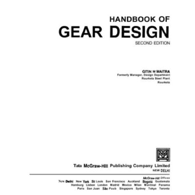 خرید و دانلود نسخه کامل کتاب Handbook: Hbk Gear Design 2nd Ed.