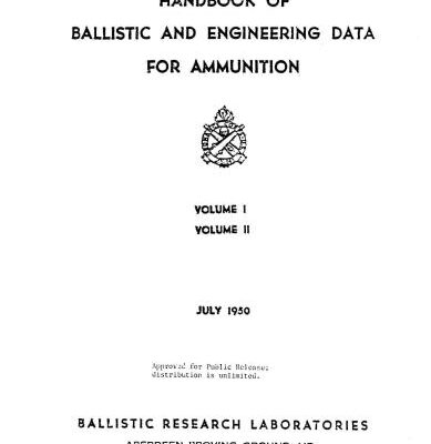 خرید و دانلود نسخه کامل کتاب Handbook of ballistic and engineering data for ammunition. Volume I, II