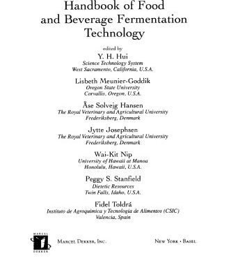 خرید و دانلود نسخه کامل کتاب Handbook of Food and Beverage Fermentation Technology