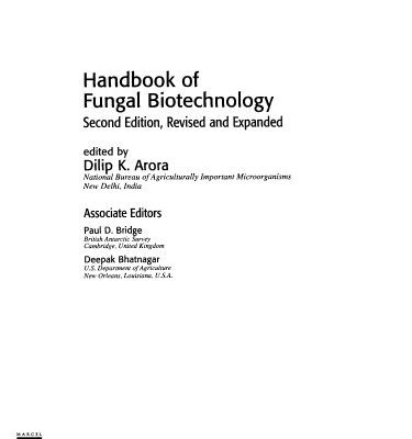 خرید و دانلود نسخه کامل کتاب Handbook of fungal biotechnology, Volume 20