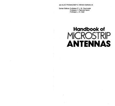 خرید و دانلود نسخه کامل کتاب Handbook of Microstrip Antennas