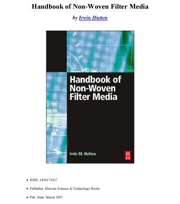 خرید و دانلود نسخه کامل کتاب Handbook of Nonwoven Filter Media