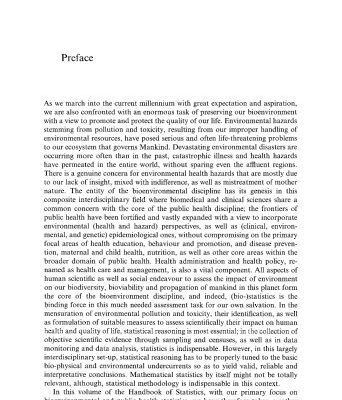 خرید و دانلود نسخه کامل کتاب Handbook of Statistics 18: Bioenvironmental and Public Health Statistics