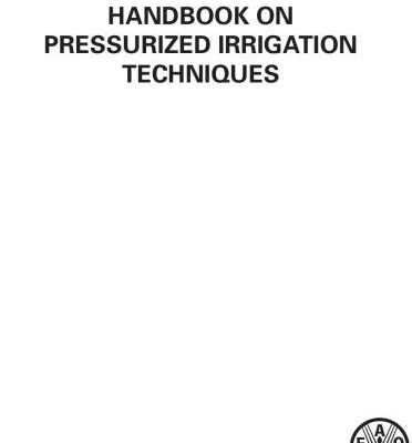 خرید و دانلود نسخه کامل کتاب Handbook On Pressurized Irrigation Techniques