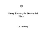 خرید و دانلود نسخه کامل کتاب Harry Potter y la Orden del Fenix
