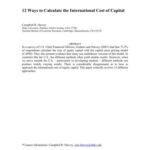 خرید و دانلود نسخه کامل کتاب Harvey. 12 Ways to Calculate the Internal Cost of Capital