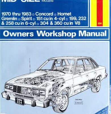 خرید و دانلود نسخه کامل کتاب Haynes AMC Concord/Hornet/Spirit/Gremlin Owners Workshop Manual