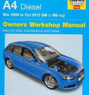 خرید و دانلود نسخه کامل کتاب Haynes Audi A4 Diesel (Mar ’08 – Oct ’15) 08 To 65 Owners Workshop Manual