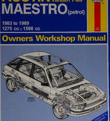 خرید و دانلود نسخه کامل کتاب Haynes Austin Maestro 1983 to 1989 Owners Workshop Manual