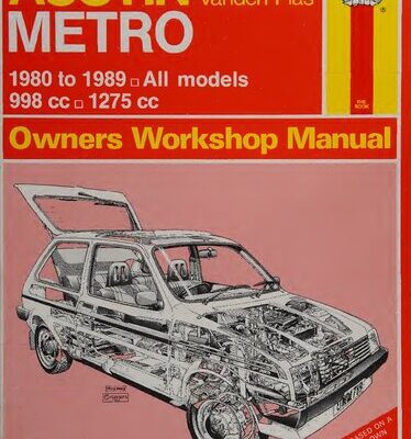 خرید و دانلود نسخه کامل کتاب Haynes Austin Metro 1980 to 1989 Owners Workshop Manual