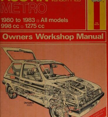 خرید و دانلود نسخه کامل کتاب Haynes Austin Metro Owners Workshop Manual