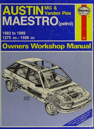 خرید و دانلود نسخه کامل کتاب Haynes Austin/MG Maestro 1983 to 1989 Owners Workshop Manual_68fb3c997b683.jpeg خرید و دانلود نسخه کامل کتاب Haynes Austin/MG Maestro 1983 to 1989 Owners Workshop Manual