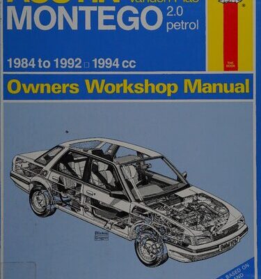 خرید و دانلود نسخه کامل کتاب Haynes Austin MG & Vanden Plas Montego 2.0 Petrol 1984 to 1992 Owners Workshop Manual