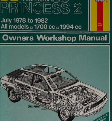 خرید و دانلود نسخه کامل کتاب Haynes B. L. Princess 2 1978-82 Owners Workshop Manual