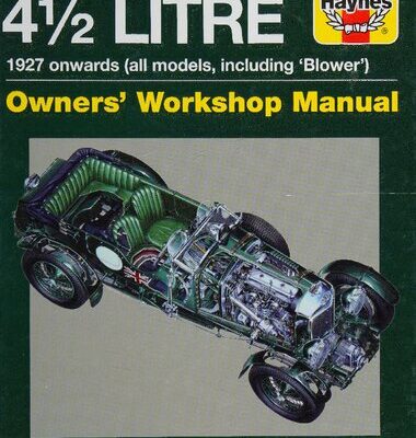 خرید و دانلود نسخه کامل کتاب Haynes Bentley 4 1/2 Litre 1927 Onwards (All models, including ‘Blower’) Owners’ Workshop Manual
