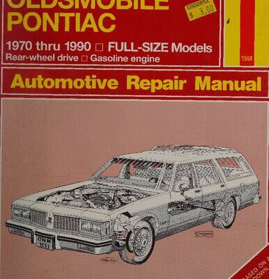خرید و دانلود نسخه کامل کتاب Haynes Buick, Oldsmobile, Pontiac Full-Size Models 1970 thru 1990 Automotive Repair Manual