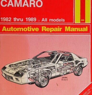خرید و دانلود نسخه کامل کتاب Haynes Chevrolet Camaro 1982 thru 1989 Owners Workshop Manual