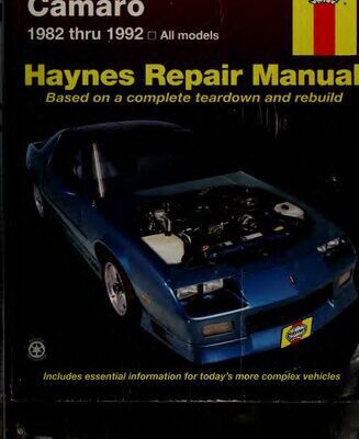 خرید و دانلود نسخه کامل کتاب Haynes Chevrolet Camaro Automotive Repair Manual