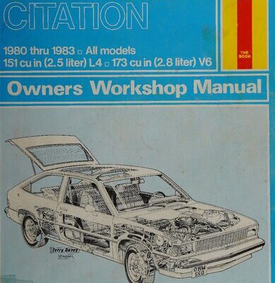 خرید و دانلود نسخه کامل کتاب Haynes Chevrolet Citation Owners Workshop Manual
