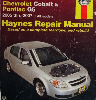 خرید و دانلود نسخه کامل کتاب Haynes Chevrolet Cobalt and Pontiac G5 Automotive Repair Manual