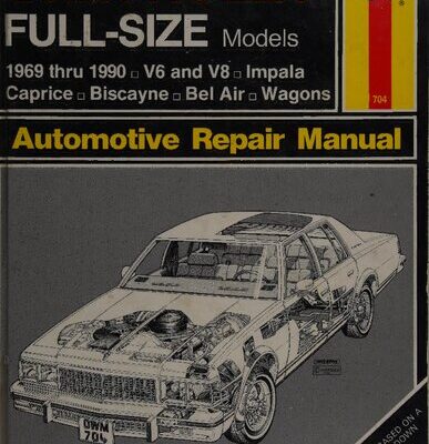 خرید و دانلود نسخه کامل کتاب Haynes Chevrolet Full-Size Automotive Repair Manual