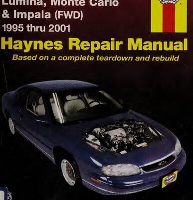 خرید و دانلود نسخه کامل کتاب Haynes Chevrolet Lumina, Monte Carlo & Impala Automotive Repair Manual