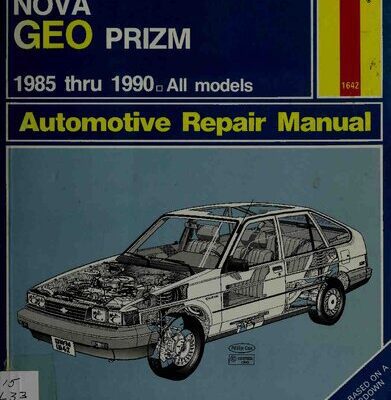 خرید و دانلود نسخه کامل کتاب Haynes Chevrolet Nova & Geo Prizm Automotive Repair Manual