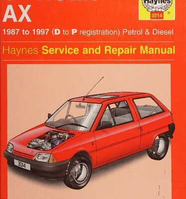 خرید و دانلود نسخه کامل کتاب Haynes Citroen AX 1987 to 1997 Service and Repair Manual