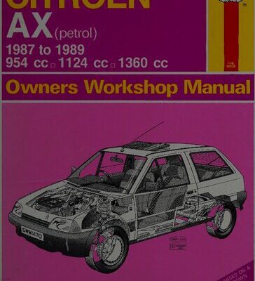 خرید و دانلود نسخه کامل کتاب Haynes Citroen AX (Petrol) Owners Workshop Manual