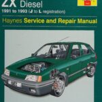 خرید و دانلود نسخه کامل کتاب Haynes Citroen ZX Diesel 1991-93 1905cc Service and Repair Manual