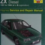 خرید و دانلود نسخه کامل کتاب Haynes Citroen ZX Diesel Service & Repair Manual 1991-1998