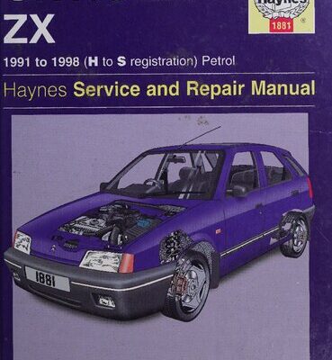 خرید و دانلود نسخه کامل کتاب Haynes Citroen ZX Petrol Service & Repair Manual 1991-1998