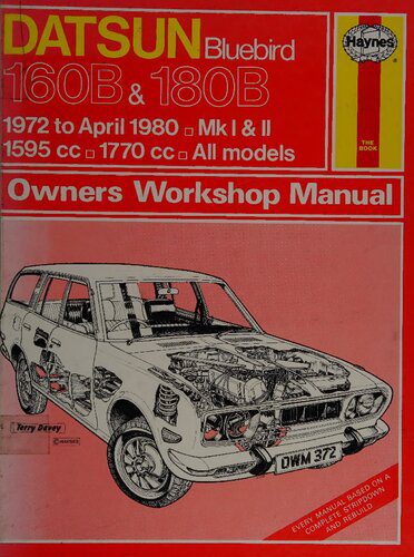 خرید و دانلود نسخه کامل کتاب Haynes Datsun Bluebird 160B & 180B Owners Workshop Manual_68fb9d3694dad.jpeg خرید و دانلود نسخه کامل کتاب Haynes Datsun Bluebird 160B & 180B Owners Workshop Manual