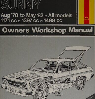 خرید و دانلود نسخه کامل کتاب Haynes Datsun Sunny Owners Workshop Manual