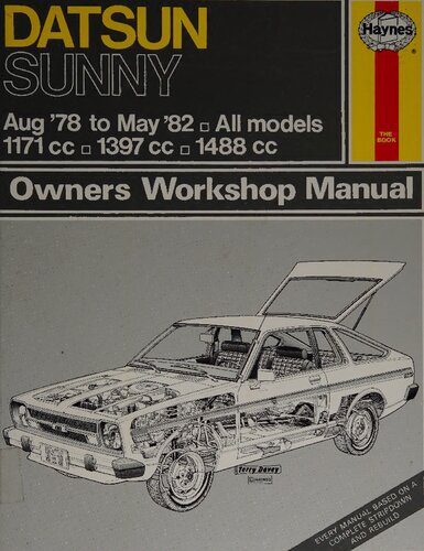خرید و دانلود نسخه کامل کتاب Haynes Datsun Sunny Owners Workshop Manual_68fb9dbb215fd.jpeg خرید و دانلود نسخه کامل کتاب Haynes Datsun Sunny Owners Workshop Manual
