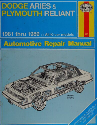 خرید و دانلود نسخه کامل کتاب Haynes Dodge Aries and Plymouth Reliant 1981 thru 1989 Automotive Repair Manual_68fb3e3befcaf.jpeg خرید و دانلود نسخه کامل کتاب Haynes Dodge Aries and Plymouth Reliant 1981 thru 1989 Automotive Repair Manual