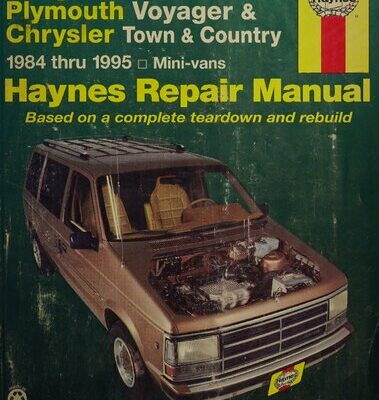 خرید و دانلود نسخه کامل کتاب Haynes Dodge Caravan & Plymouth Voyager Automotive Repair Manual