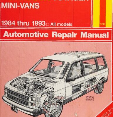 خرید و دانلود نسخه کامل کتاب Haynes Dodge Caravan & Plymouth Voyager Automotive Repair Manual