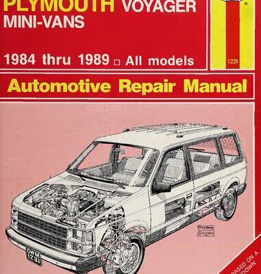 خرید و دانلود نسخه کامل کتاب Haynes Dodge Caravan & Plymouth Voyager Mini-Vans Automotive Repair Manual 1984 thru 1989