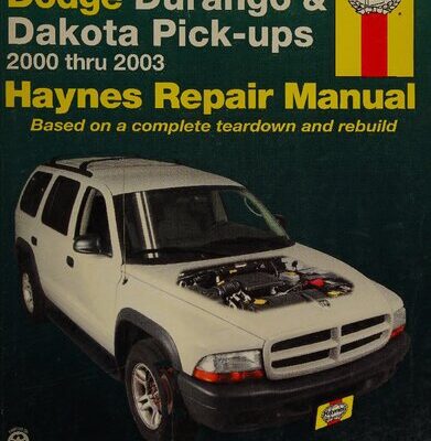 خرید و دانلود نسخه کامل کتاب Haynes Dodge Durango & Dakota Pick-Ups Automotive Repair Manual
