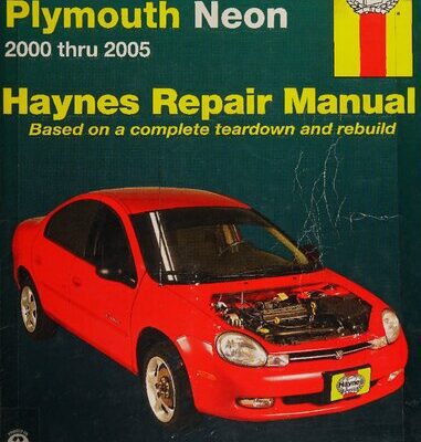 خرید و دانلود نسخه کامل کتاب Haynes Dodge & Plymouth Neon 2000 thru 2005 Automotive Repair Manual