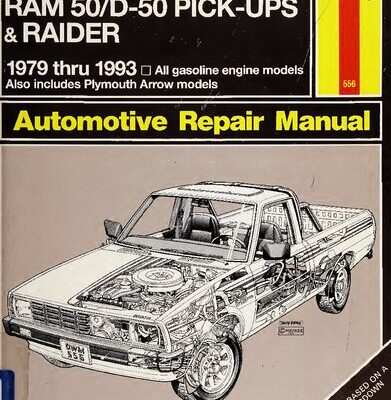 خرید و دانلود نسخه کامل کتاب Haynes Dodge Ram 50/D-50 Pick-Ups & Raider 1979 thru 1993 Automotive Repair Manual