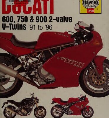 خرید و دانلود نسخه کامل کتاب Haynes Ducati 600, 750 & 900 2-Valve V-Twins Service and Repair Manual