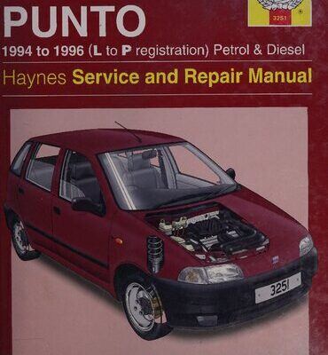 خرید و دانلود نسخه کامل کتاب Haynes Fiat Punto 1994 to 1996 Service and Repair Manual