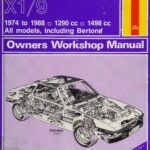 خرید و دانلود نسخه کامل کتاب Haynes Fiat X1/9 Owners Workshop Manual