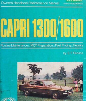 خرید و دانلود نسخه کامل کتاب Haynes Ford Capri 1300 and 1600 Owners Handbook