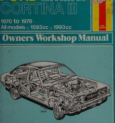 خرید و دانلود نسخه کامل کتاب Haynes Ford Cortina III 1600 & 2000 ohc Owners Workshop Manual