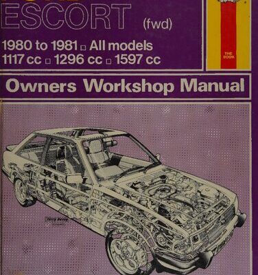 خرید و دانلود نسخه کامل کتاب Haynes Ford Escort 1980 to 1981 Owners Workshop Manual